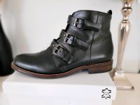 Stiefelette neu  schwarz Gr. 39 echt Leder Hessen - Eschenburg Vorschau