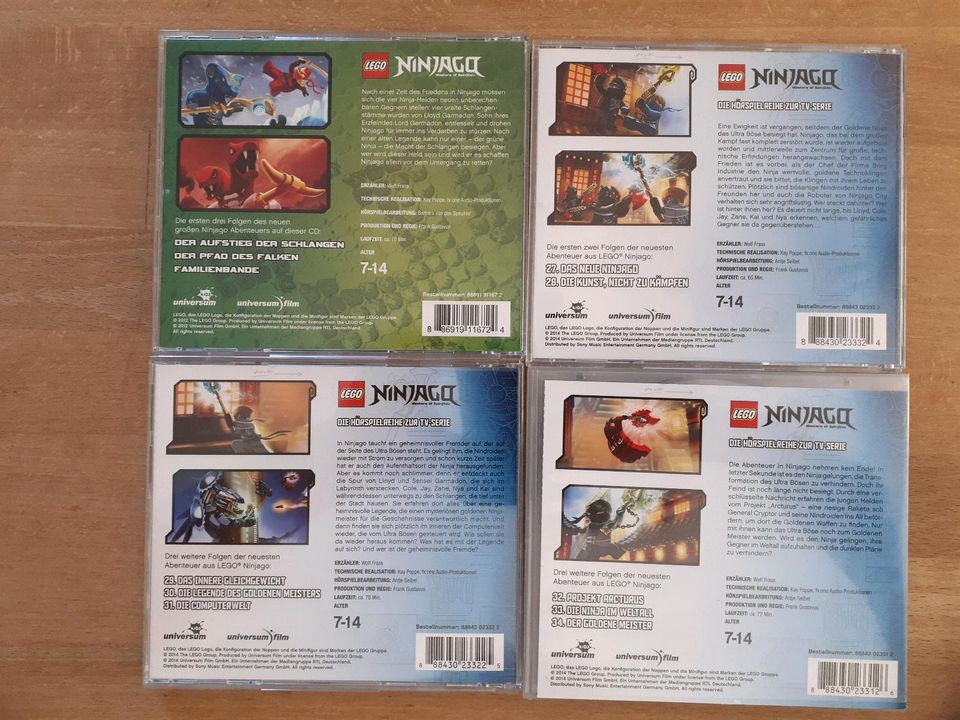 4 Stück Ninjago Hörspiel CDs in Köfering