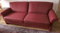 schönes 2-sitziges rotes Sofa mit passendem Sessel von Pullmann Mülheim - Köln Stammheim Vorschau