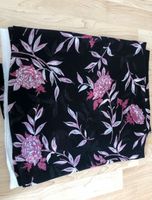 Stoff zum Nähen; Größe: 150x370cm; Blumenmuster schwarz/pink Schleswig-Holstein - Plön  Vorschau