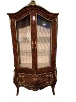 Barocke Kommode Vitrine LOUIS XVI - Farbe braun - Zwei Glasböden Hessen - Dreieich Vorschau