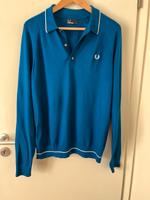 Fred Perry Poloshirt langarm Herren M blau Hessen - Kelkheim Vorschau