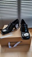 *ZARA* Lackleder Mokassins Loafer Karrée Schwarz 40 NP49,95€ NEU! Bayern - Ingolstadt Vorschau