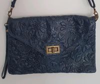 NEU - Kleine Handtasche/ Clutch, echt Leder, blau Baden-Württemberg - Dischingen Vorschau