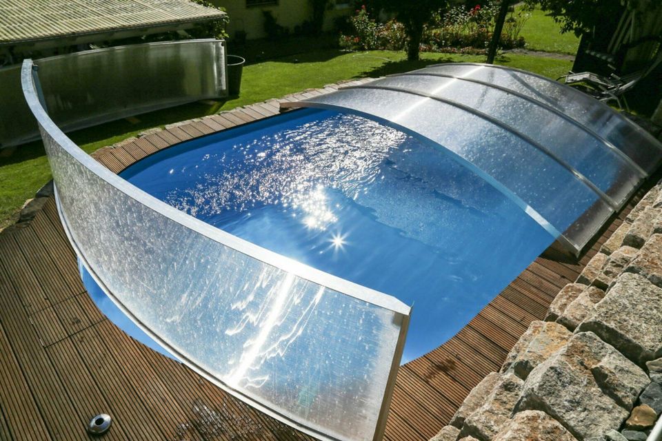 FlexiRoof Light Bausatz Poolabdeckung - Poolüberdachung Selbstbau in Bad Waldsee