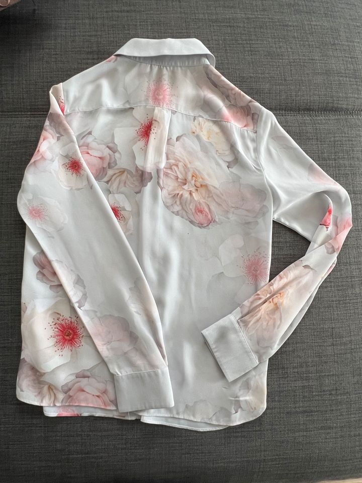 Ted Baker Bluse hellgrau Größe 0 (XS) in Rheinberg