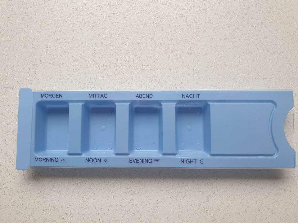 Medikamentendispenser | Tablettenbox mit 4 Fächern in Schweinfurt