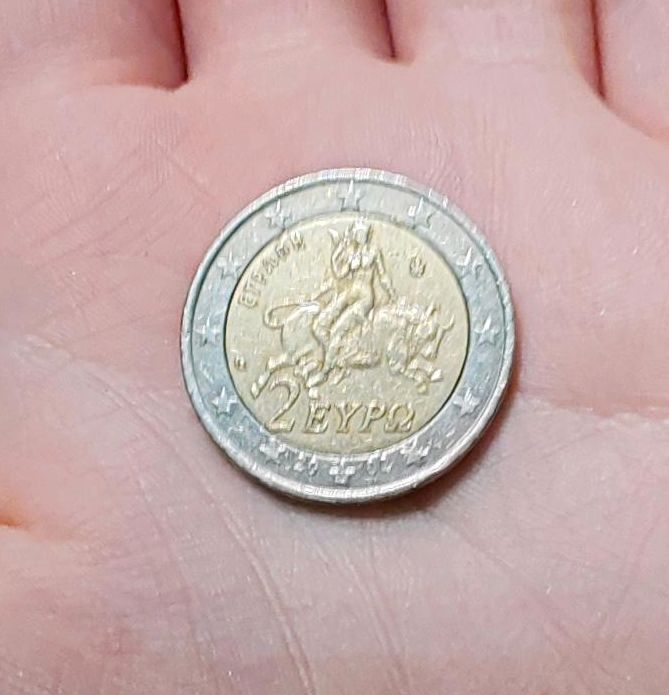 2 Euro Gedenkmünze aus Griechenland 2002 (selten) in Leipzig