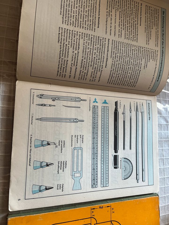 Fachzeichnen f. Kfz-Mechaniker I & II (1965) in Egestorf