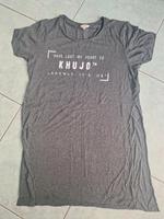 Khujo Shirt T-Shirt Top Longtop Longshirt grau S Seitenschlitze Sachsen - Delitzsch Vorschau