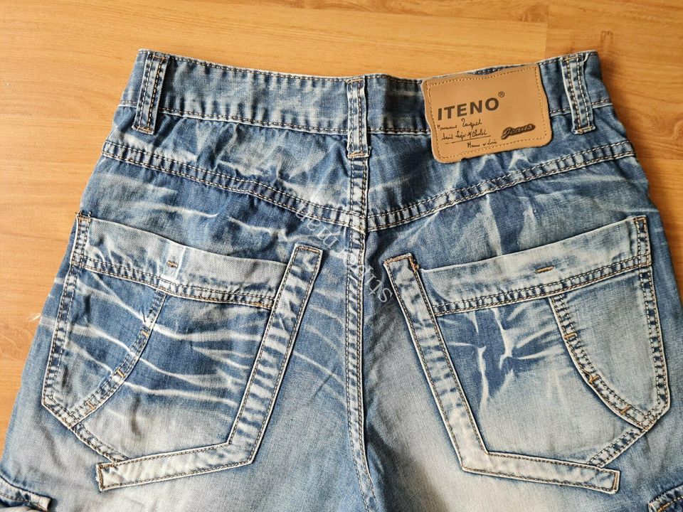 *ITENO JEANS*Herren Cargo Kurzehose Gr.46 TOP ! in Frickingen