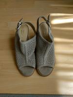 Sommerschuhe, grau, Leder, Gr. 36, 8 cm Absatz Berlin - Köpenick Vorschau