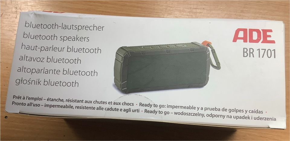 Akku Bluetooth Lautsprecher ADE BR1701 Outdoor geeignet in Ellerbek