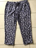 Sommer Hose, Gr. 48, dünn, Blau mit Blumen, top Hessen - Pfungstadt Vorschau