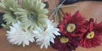 3 Kunstblumen Veilchen Gerbera Cala Orchidee grün weiß rot Nordrhein-Westfalen - Waldfeucht Vorschau