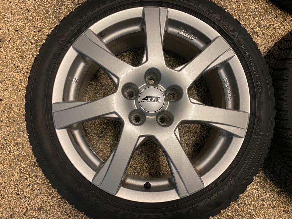 17 Zoll VW Audi Seat Skoda Ford 7,5Jx17 ET45 5x112 Winter 205/50 in Klein-Winternheim