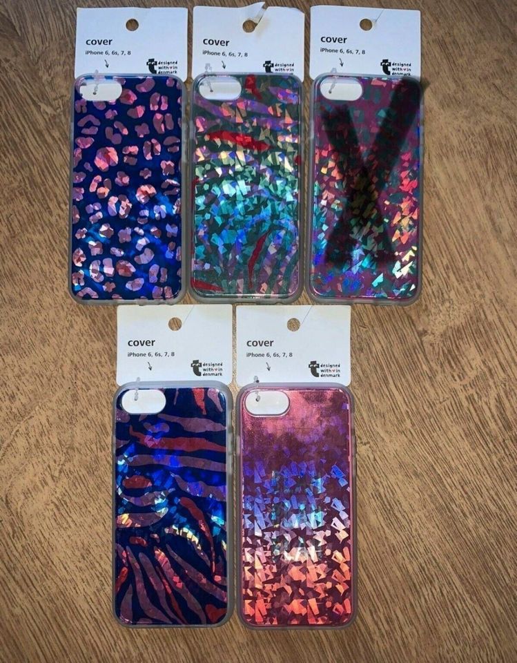 Neu iPhone 6 / 6s / 7/ 8 Handyhüllen Cover Zebra Leopard Muster in Kirchheimbolanden