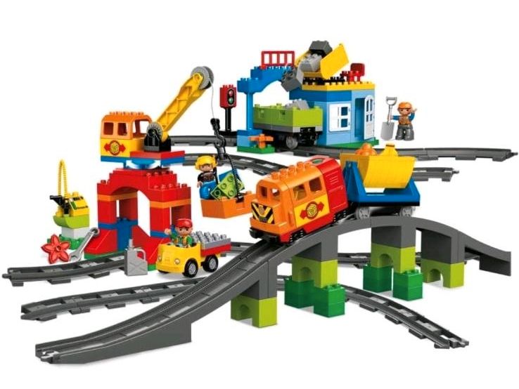 Lego Duplp 10508 OVP Eisenbahn Lok Lokomotive + extra Zubehör in Monheim am Rhein