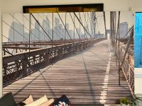 Wandbild Brooklyn Bridge 202x140cm (auf Rahmengestellt) Baden-Württemberg - Steinenbronn Vorschau