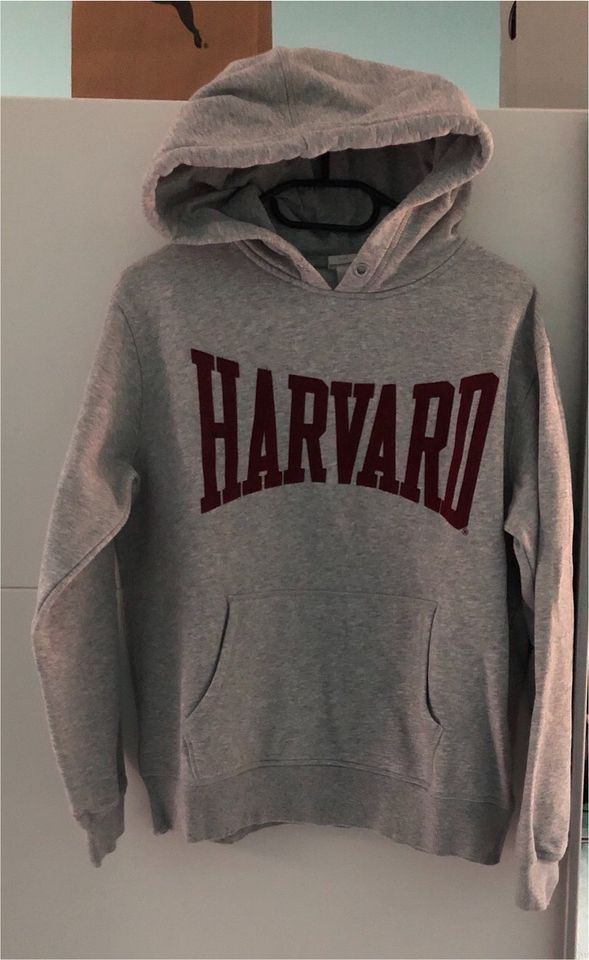 H&M Harvard Hoodie Kapuzenpulli Pullover in Stadtsteinach