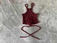 Shein | Crop Top | XS | burgunderrot Düsseldorf - Unterbilk Vorschau