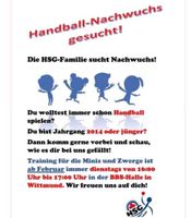 Mini Handball in Wittmund neue Trainingszeit 16:30 bis 17:30 Niedersachsen - Wittmund Vorschau