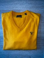 GANT lambswoll V Pullover Wolle XL gelb 120€ Nordrhein-Westfalen - Troisdorf Vorschau