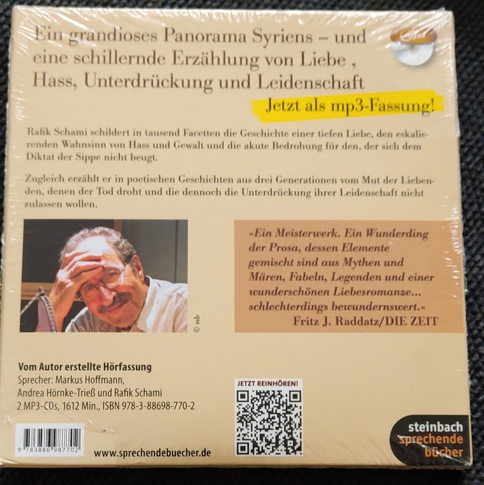 Rafik Schami - Die dunkle Seite der Liebe, 2 MP3-CDs, Hörbuch, in Bremen