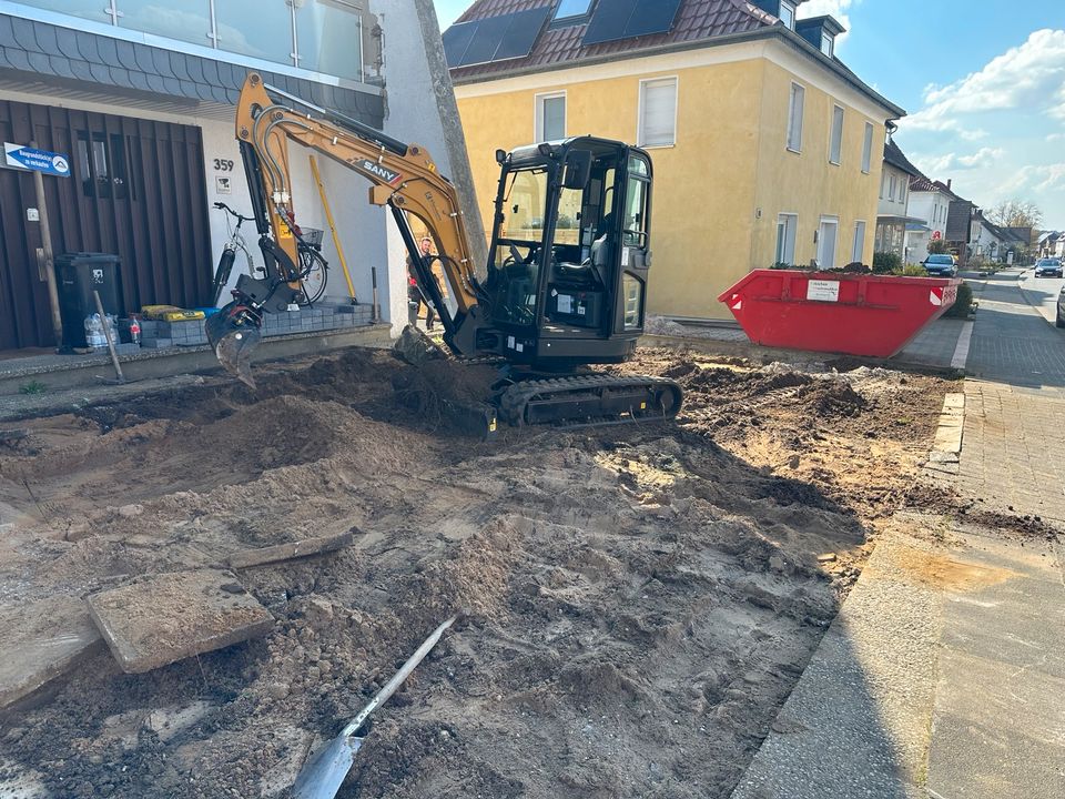 Baggerarbeiten,Erdarbeiten  ,Pflasterarbeiten.Minibagger ,Tiefbau in Preußisch Oldendorf