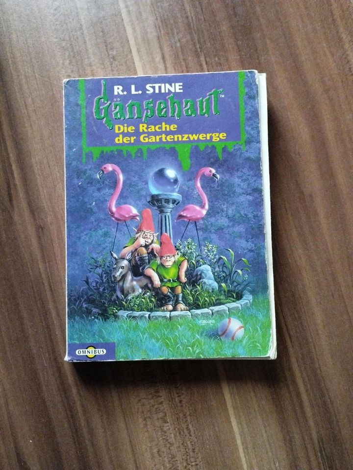 R.L. Stine " Gänsehaut Grusel Romane " , 7 x , Omnibus Verlag in Versmold