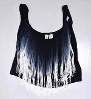 Schwarzes Fransen Crop Top von H&M Gr. XS/34 Bayern - Neustadt b.Coburg Vorschau