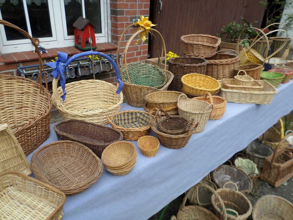 Pflanzkörbe, Osterkörbe,Osterdeko, Gartendeko, 30,- alle zus. in Bardowick