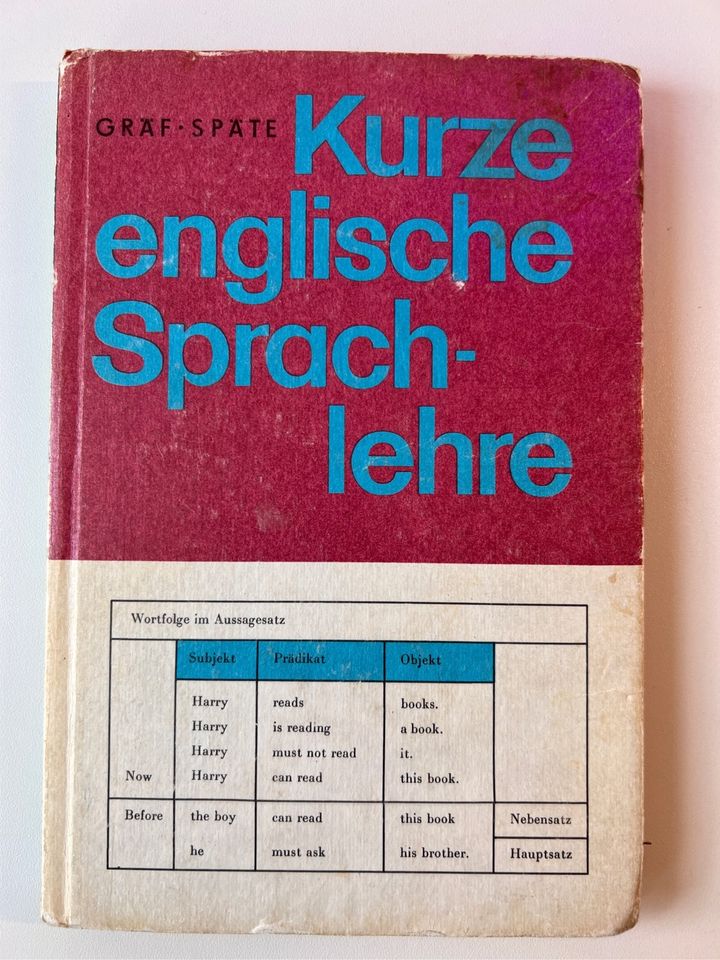 Kurze englische Sprachlehre, Gräf DDR Schulbuch Lehrbuch in Schierke