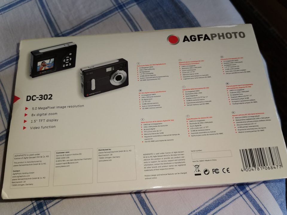 Fotoapparat  AGFAPHOTO DC 302 altes Model Original verpackt in Kitzingen