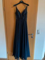dkl.blaues Abendkleid mit Pailletten v. SWING Gr. S Niedersachsen - Jade Vorschau