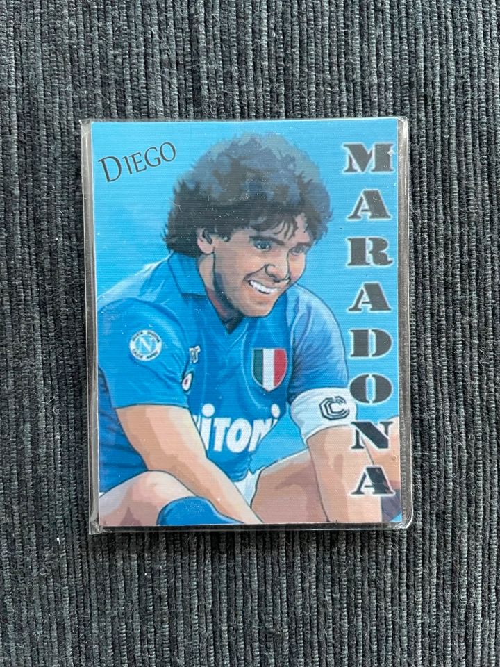 Diego Maradona- Magnet (SSC Neapel, Argentinen) in Hildesheim