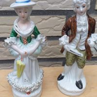Zwei Porzellan Figuren Barock Handbemalt Nordrhein-Westfalen - Gronau (Westfalen) Vorschau