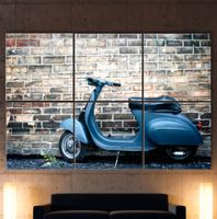 VESPA WALL XXL Leinwand Bild Vintage Roller Piaggio Mofa Scooter Nordrhein-Westfalen - Rüthen Vorschau