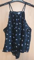 H&M Top mit Blumenprint Gr. 40 neu schwarz Nordrhein-Westfalen - Herford Vorschau