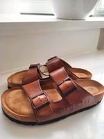 Original Bugatti Sandalen, Leder, Cognac, Gr.41, Neu. Frankfurt am Main - Westend Vorschau