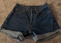 Levi's 598 02 Shorts Damen W30 Blau Denim Hose Vintage Bayern - Landau a d Isar Vorschau