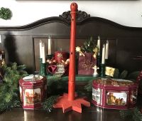 Adventskranz Weihnachtskranz Halter Holz sehr alt Thüringen - Ohrdruf Vorschau