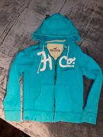 Hollister Sweatjacke in used Optik, Größe S. Türkis Niedersachsen - Tespe Vorschau