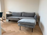 Westwing Samt Sofa Moby (3-Sitzer) + Hocker Hessen - Marburg Vorschau