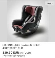 Original AUDI Kindersitz I-Size Thüringen - Gera Vorschau