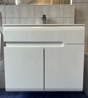 Waschtisch / Waschbecken Kombi mit Unterschrank weiß  gebraucht Baden-Württemberg - Bruchsal Vorschau