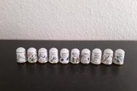 Sammlung 10 Porzellan Fingerhüte "Franklin Porcelain" - Vintage Niedersachsen - Achim Vorschau
