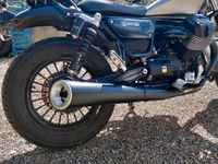 Moto Guzzi V9 Slip on, Schalldämpfer, Sportauspuff, neu lackiert Bayern - Glött Vorschau