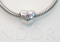 Pandora Charm Silbernes Herz mit Rosa Zirkon, ALE Hessen - Waldems Vorschau