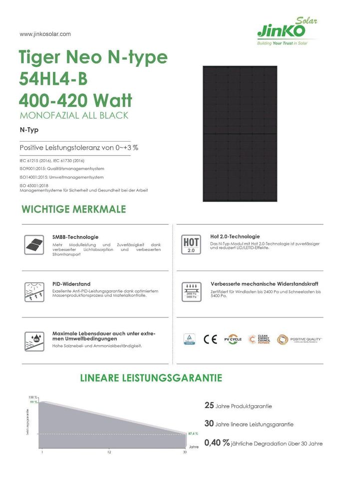 4200 Watt Insel-Photovoltaikanlage mit einem 5,0 kWh Lithium Akku in Halle (Westfalen)